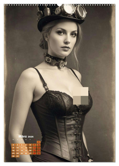 Steampunk erotisch (CALVENDO Premium Wandkalender 2026)
