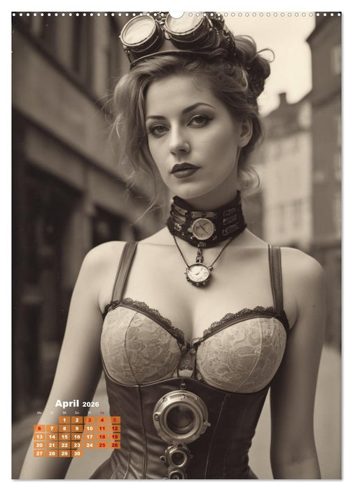 Steampunk erotisch (CALVENDO Premium Wandkalender 2026)