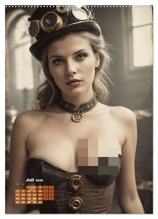 Steampunk erotisch (CALVENDO Premium Wandkalender 2026)