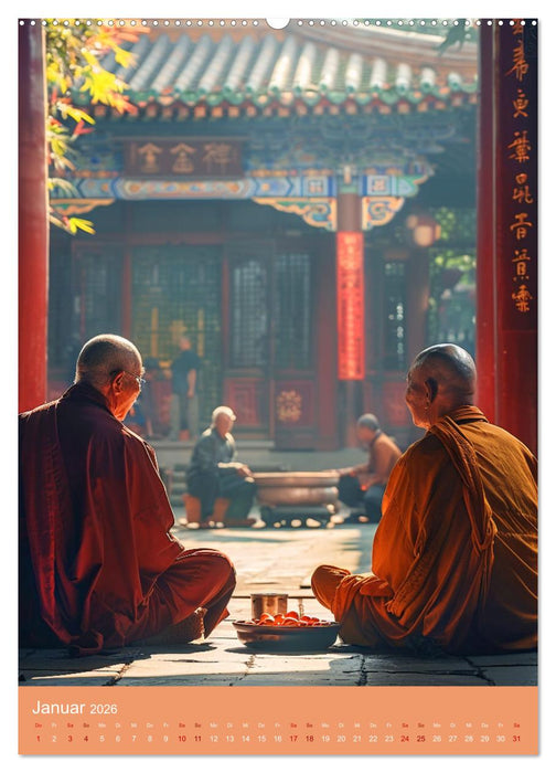 Meditative Stille (CALVENDO Premium Wandkalender 2026)