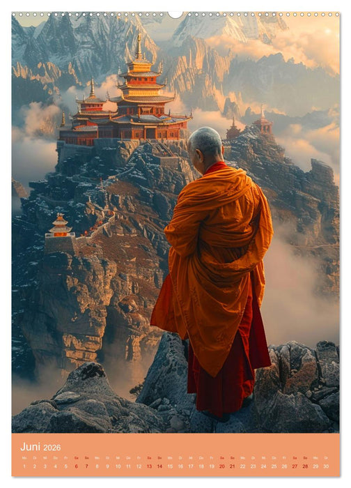 Meditative Stille (CALVENDO Premium Wandkalender 2026)