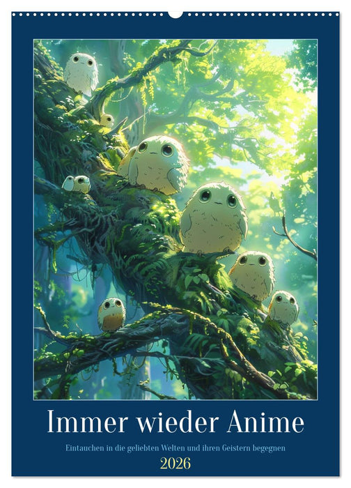 Immer wieder Anime (CALVENDO Wandkalender 2026)