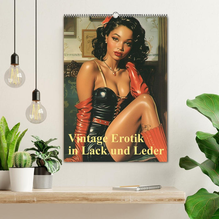 Vintage Erotik in Lack und Leder (CALVENDO Wandkalender 2026)