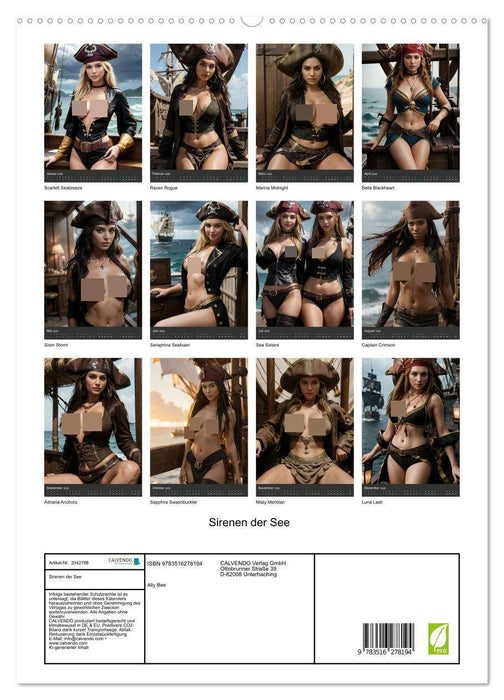 Sirenen der See (CALVENDO Premium Wandkalender 2026)
