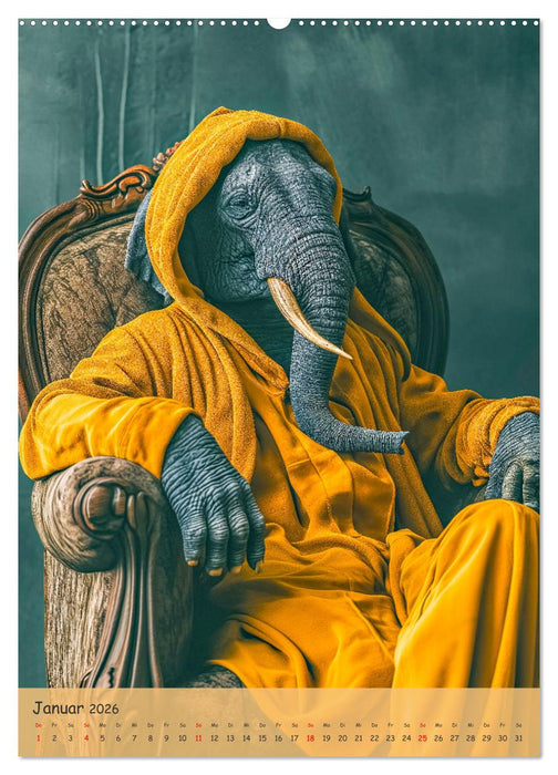 Tierischer Style (CALVENDO Premium Wandkalender 2026)