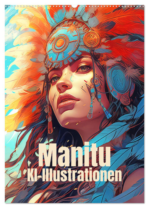 Manitu - KI-Illustrationen (CALVENDO Wandkalender 2026)
