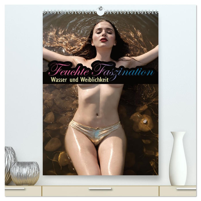Feuchte Faszination - Wasser und Weiblichkeit (CALVENDO Premium Wandkalender 2026)