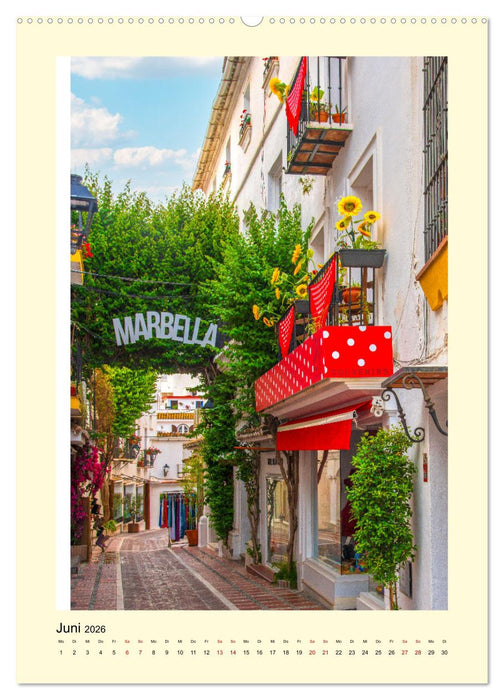 Marbella - Andalusien (CALVENDO Premium Wandkalender 2026)