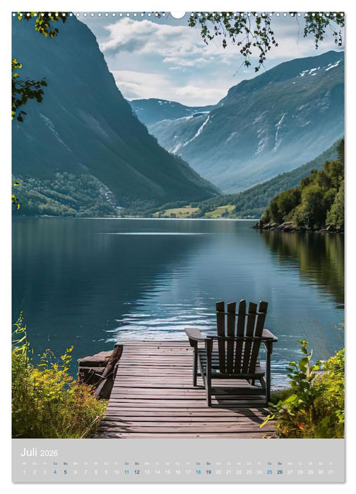 Allein mit der Natur (CALVENDO Premium Wandkalender 2026)