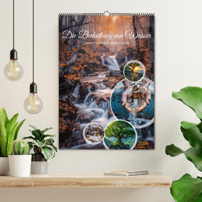 Die Bedeutung von Wasser (CALVENDO Wandkalender 2026)