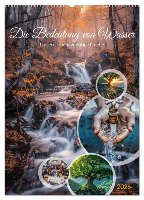 Die Bedeutung von Wasser (CALVENDO Wandkalender 2026)