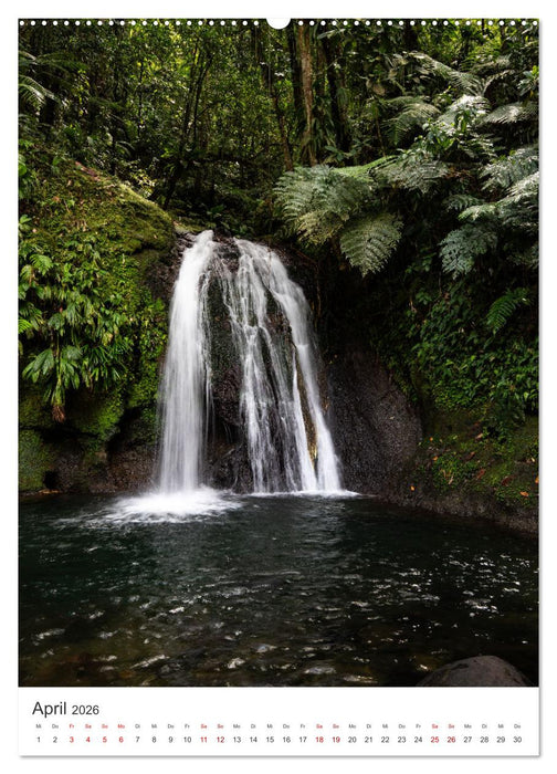 Guadeloupe, Insel über dem Winde (CALVENDO Wandkalender 2026)