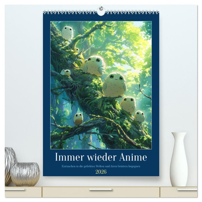 Immer wieder Anime (CALVENDO Premium Wandkalender 2026)