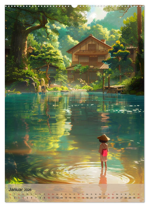 Immer wieder Anime (CALVENDO Premium Wandkalender 2026)