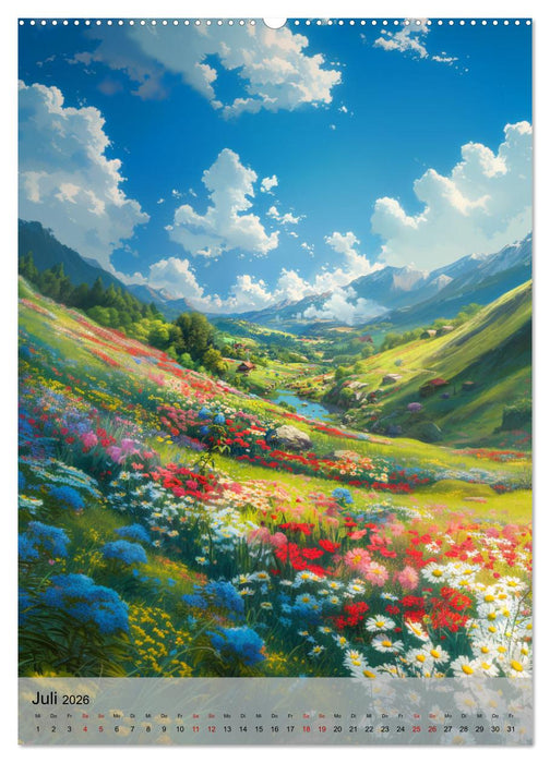 Immer wieder Anime (CALVENDO Premium Wandkalender 2026)