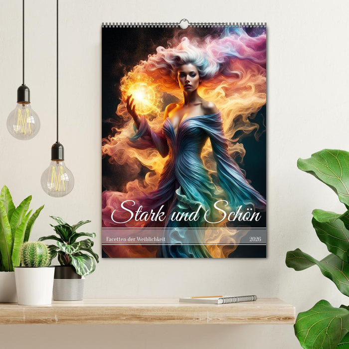 Stark und Schön Facetten der Weiblichkeit (CALVENDO Wandkalender 2026)
