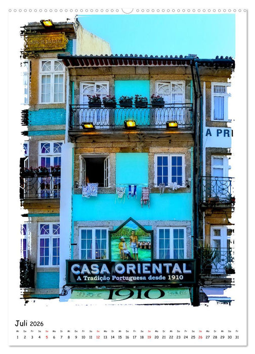 Porto Perle am Douro (CALVENDO Premium Wandkalender 2026)