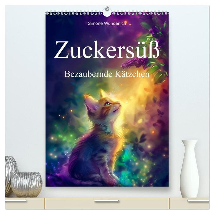 Zuckersüß - Bezaubernde Kätzchen (CALVENDO Premium Wandkalender 2026)