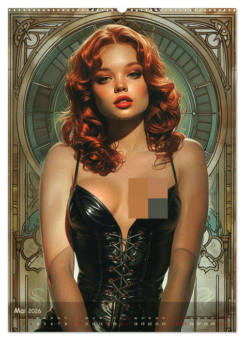 Vintage Erotik in Lack und Leder (CALVENDO Premium Wandkalender 2026)