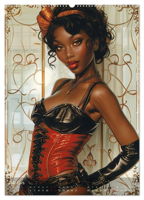 Vintage Erotik in Lack und Leder (CALVENDO Premium Wandkalender 2026)