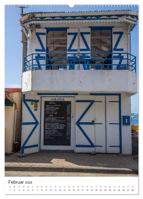 Guadeloupe, Insel über dem Winde (CALVENDO Premium Wandkalender 2026)