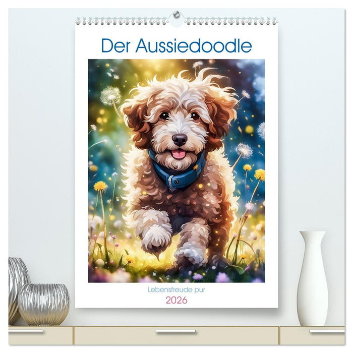 Der Aussiedoodle - Lebensfreude pur (CALVENDO Premium Wandkalender 2026)