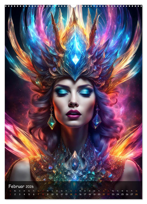 Stark und Schön Facetten der Weiblichkeit (CALVENDO Premium Wandkalender 2026)