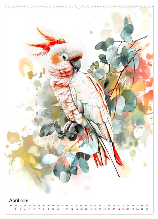 Australiens Tiere - Illustriert in Wasserfarben (CALVENDO Premium Wandkalender 2026)