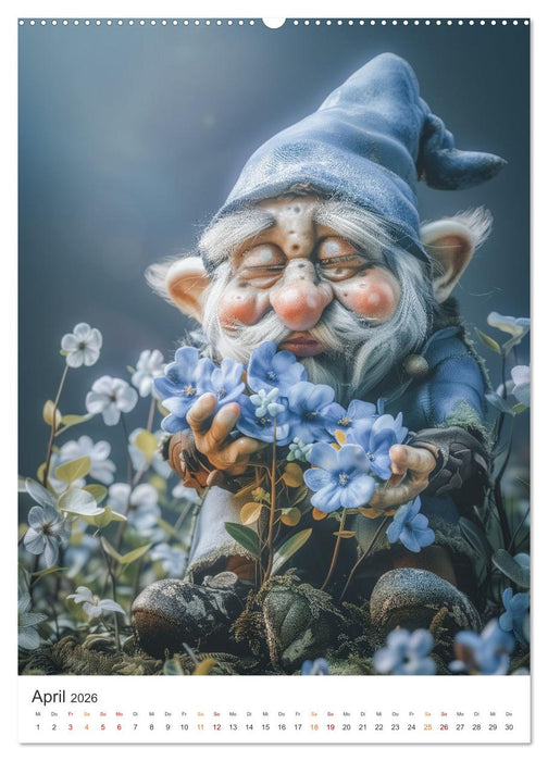 Zwerge und Wichtel (CALVENDO Wandkalender 2026)