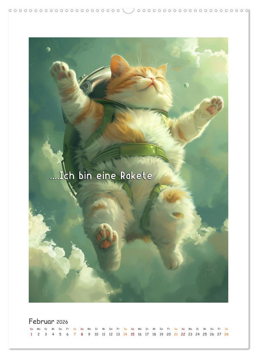 Katzenweisheiten (CALVENDO Premium Wandkalender 2026)