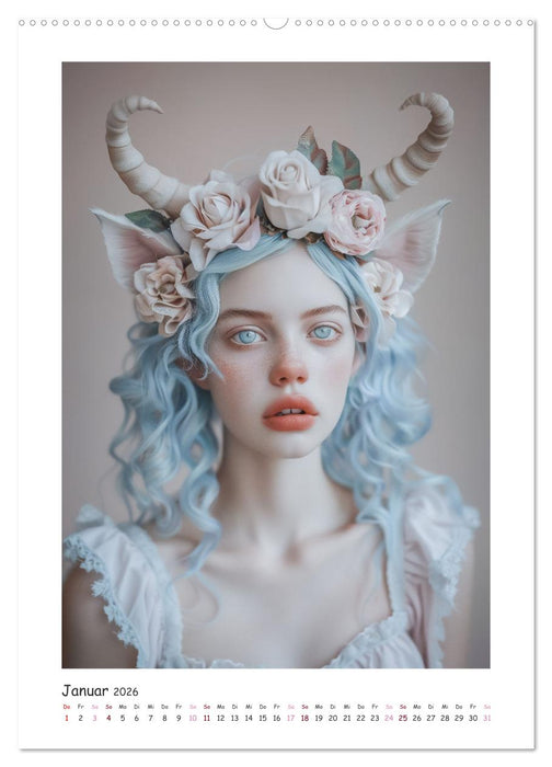 Elfen und Feen (CALVENDO Premium Wandkalender 2026)