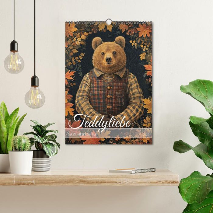 Teddyliebe Bären wie ich sie mag (CALVENDO Wandkalender 2026)