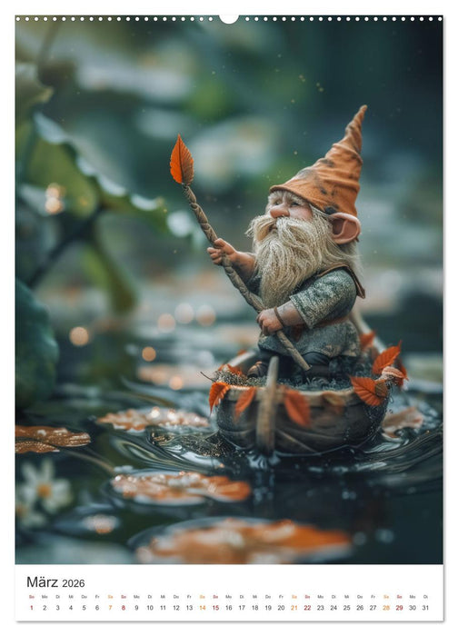 Zwerge und Wichtel (CALVENDO Premium Wandkalender 2026)