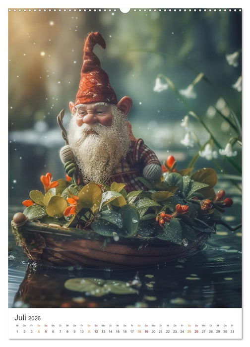 Zwerge und Wichtel (CALVENDO Premium Wandkalender 2026)