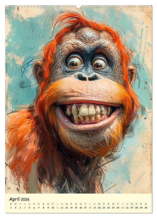 Meine lustigen Tiere (CALVENDO Wandkalender 2026)