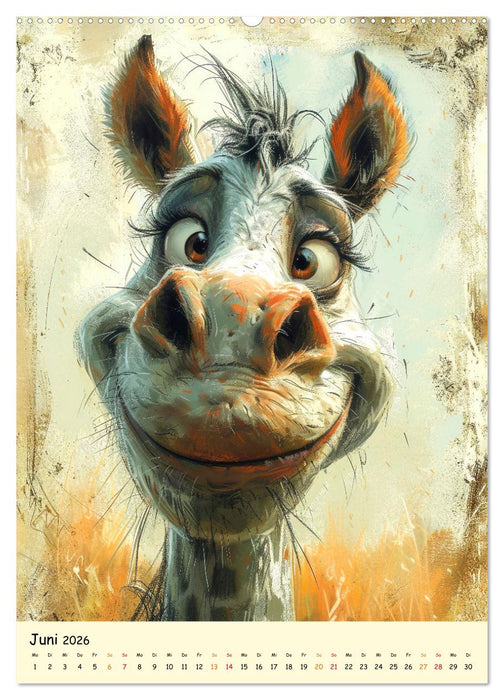 Meine lustigen Tiere (CALVENDO Wandkalender 2026)