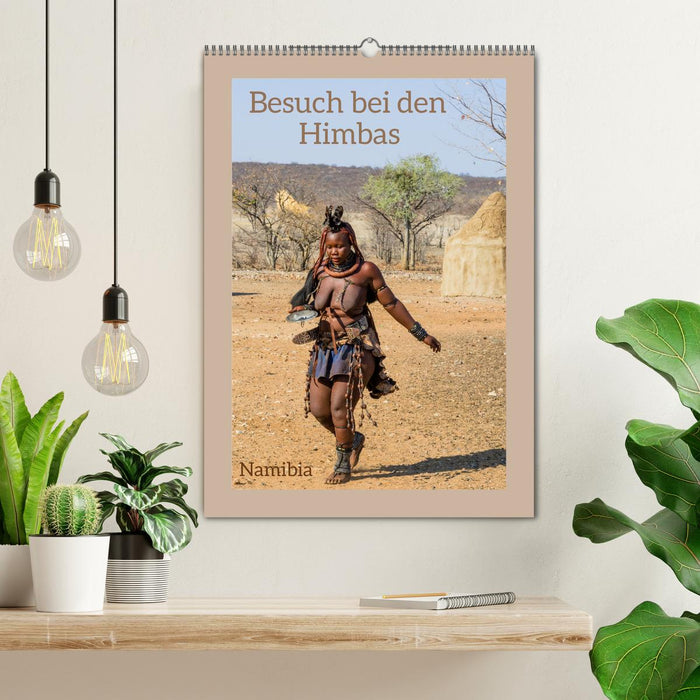 Besuch bei den Himbas - Namibia (CALVENDO Wandkalender 2026)