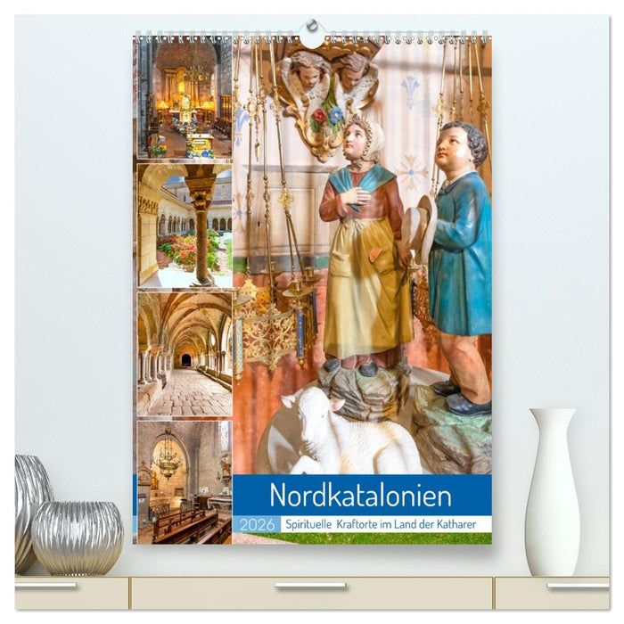 Nordkatalonien, Spirituelle Kraftorte im Land der Katharer (CALVENDO Premium Wandkalender 2026)
