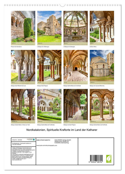Nordkatalonien, Spirituelle Kraftorte im Land der Katharer (CALVENDO Premium Wandkalender 2026)