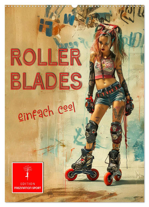 Rollerblades - einfach cool (CALVENDO Wandkalender 2026)
