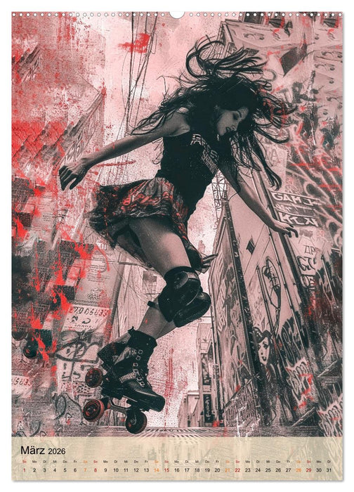 Rollerblades - einfach cool (CALVENDO Wandkalender 2026)