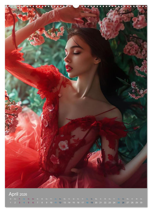 Märchenhafte Ballerina (CALVENDO Premium Wandkalender 2026)
