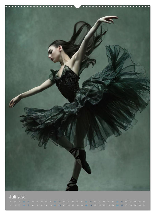 Märchenhafte Ballerina (CALVENDO Premium Wandkalender 2026)