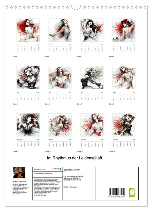 Im Rhythmus der Leidenschaft (CALVENDO Wandkalender 2026)