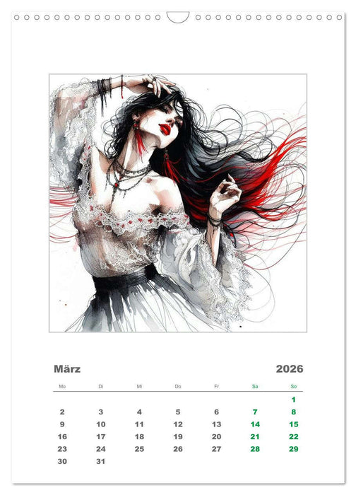 Im Rhythmus der Leidenschaft (CALVENDO Wandkalender 2026)