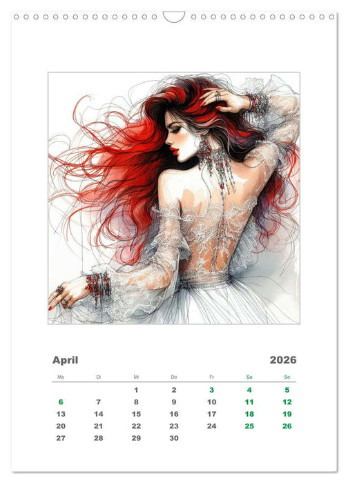 Im Rhythmus der Leidenschaft (CALVENDO Wandkalender 2026)