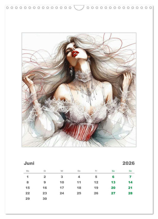 Im Rhythmus der Leidenschaft (CALVENDO Wandkalender 2026)