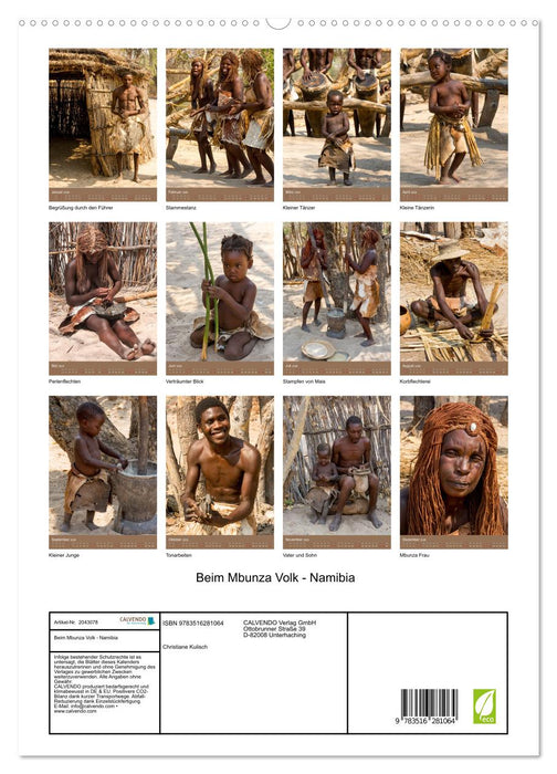 Beim Mbunza Volk - Namibia (CALVENDO Premium Wandkalender 2026)