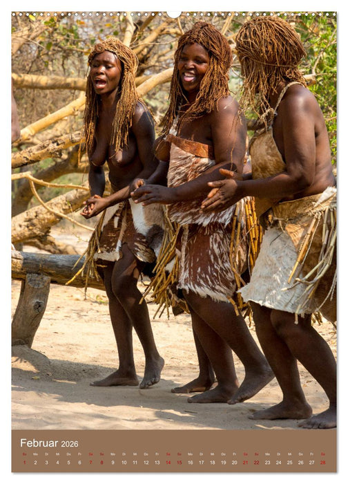 Beim Mbunza Volk - Namibia (CALVENDO Premium Wandkalender 2026)