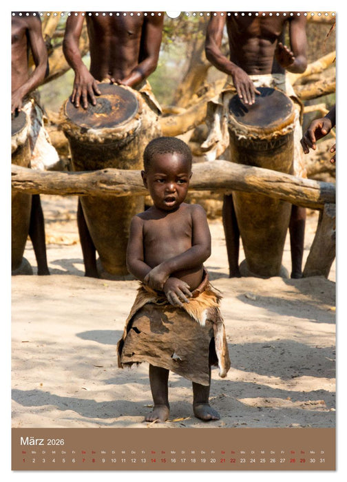 Beim Mbunza Volk - Namibia (CALVENDO Premium Wandkalender 2026)